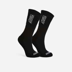 Adult Handball Socks H500 - White/Black