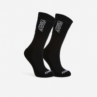 Chaussettes de handball - 1 paire H500 noir/blanc