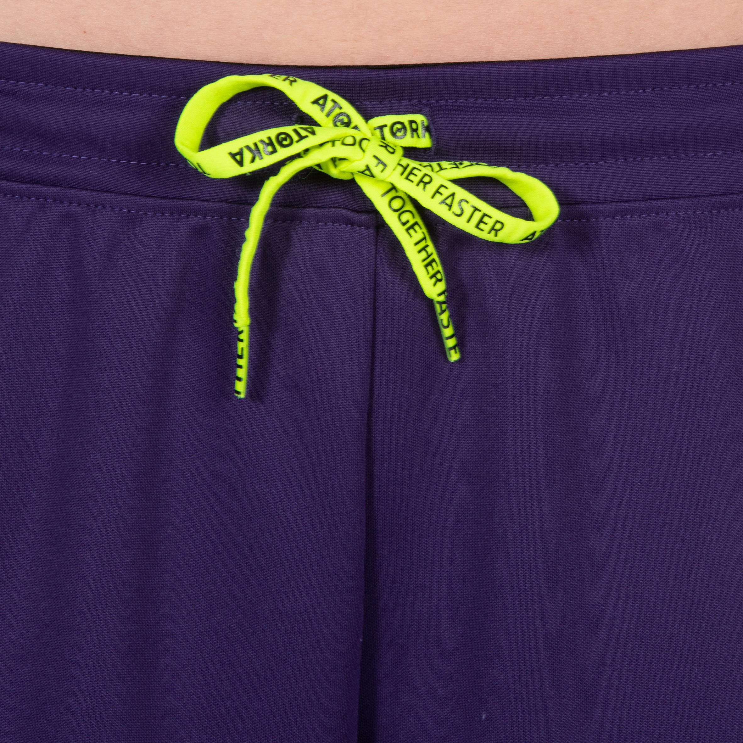 H500 Women's Handball Shorts - Purple/Yellow 2/7
