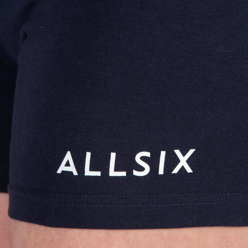 Pantalón corto de voleibol Niña Allsix V100 azul marino