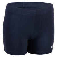 Pantalón corto de voleibol Niña Allsix V100 azul marino