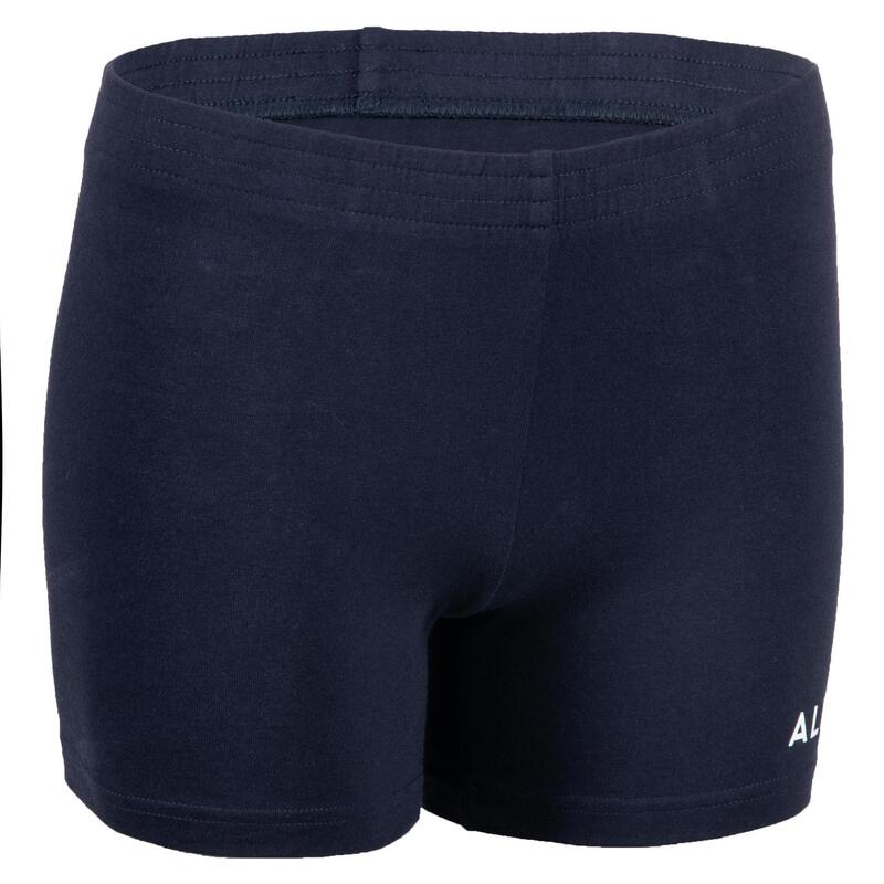 Volleyballshorts V100 Mädchen blau