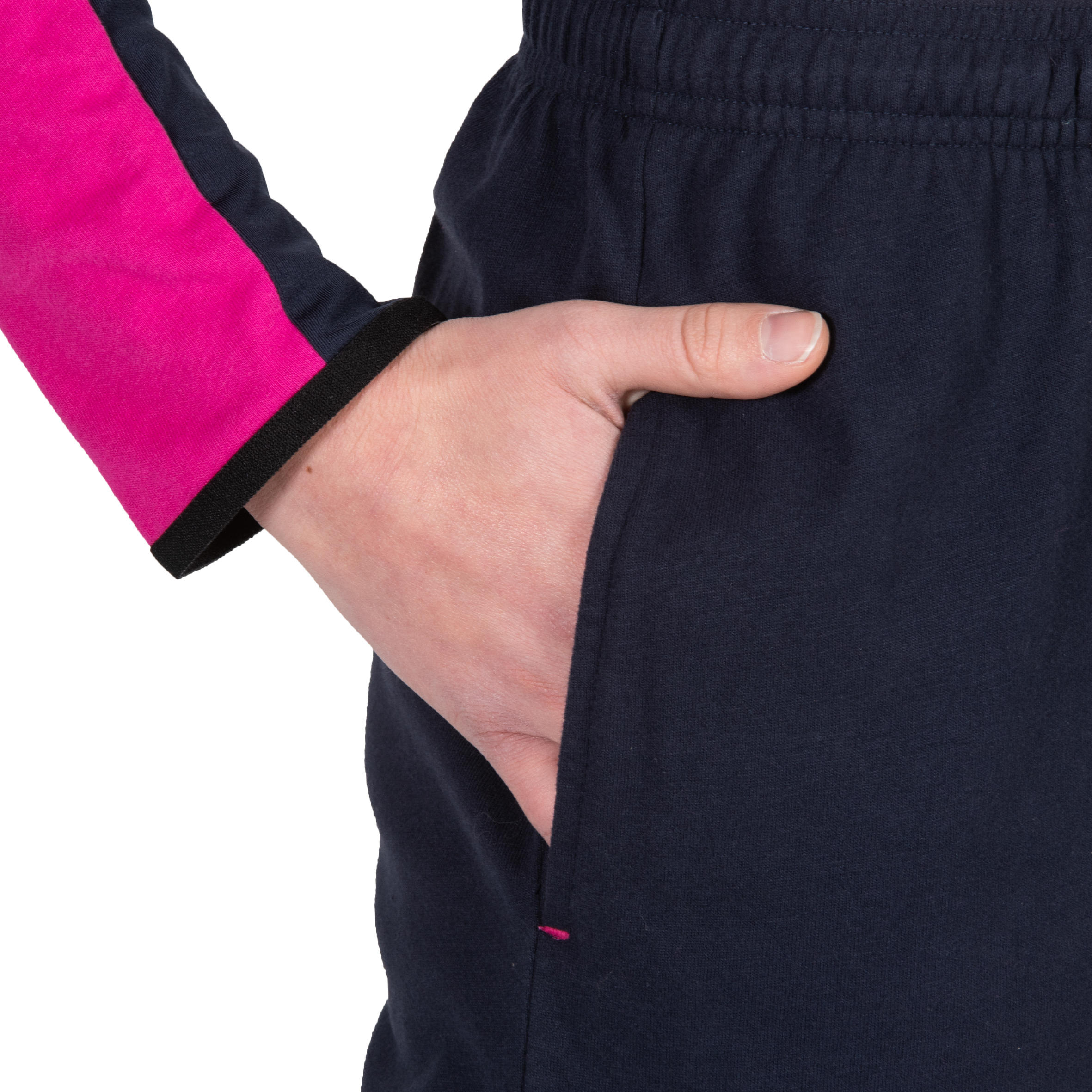 Pantalon de volley-ball V100 Femme bleu marine 7/9