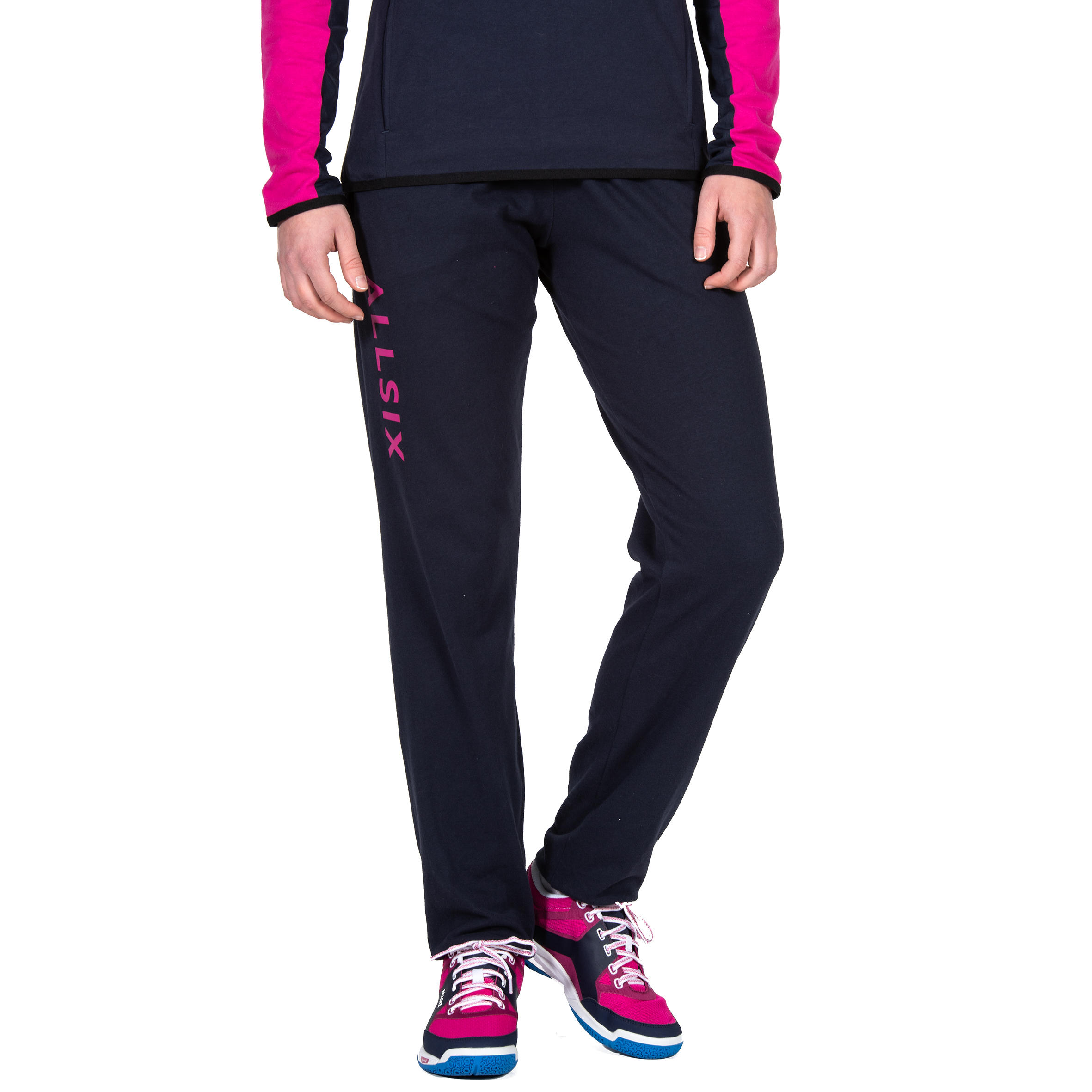 Pantalon de volley-ball V100 Femme bleu marine 2/9