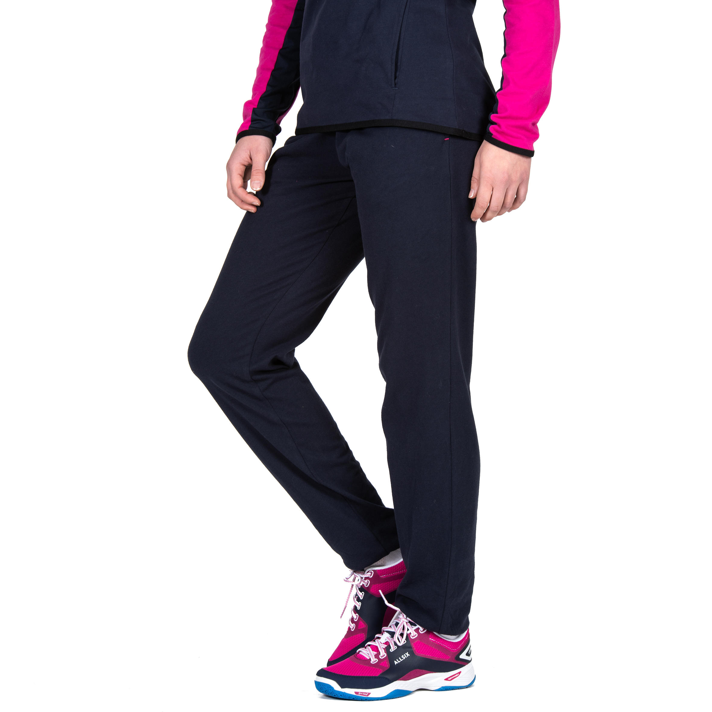 Pantalon de volley-ball V100 Femme bleu marine 5/9
