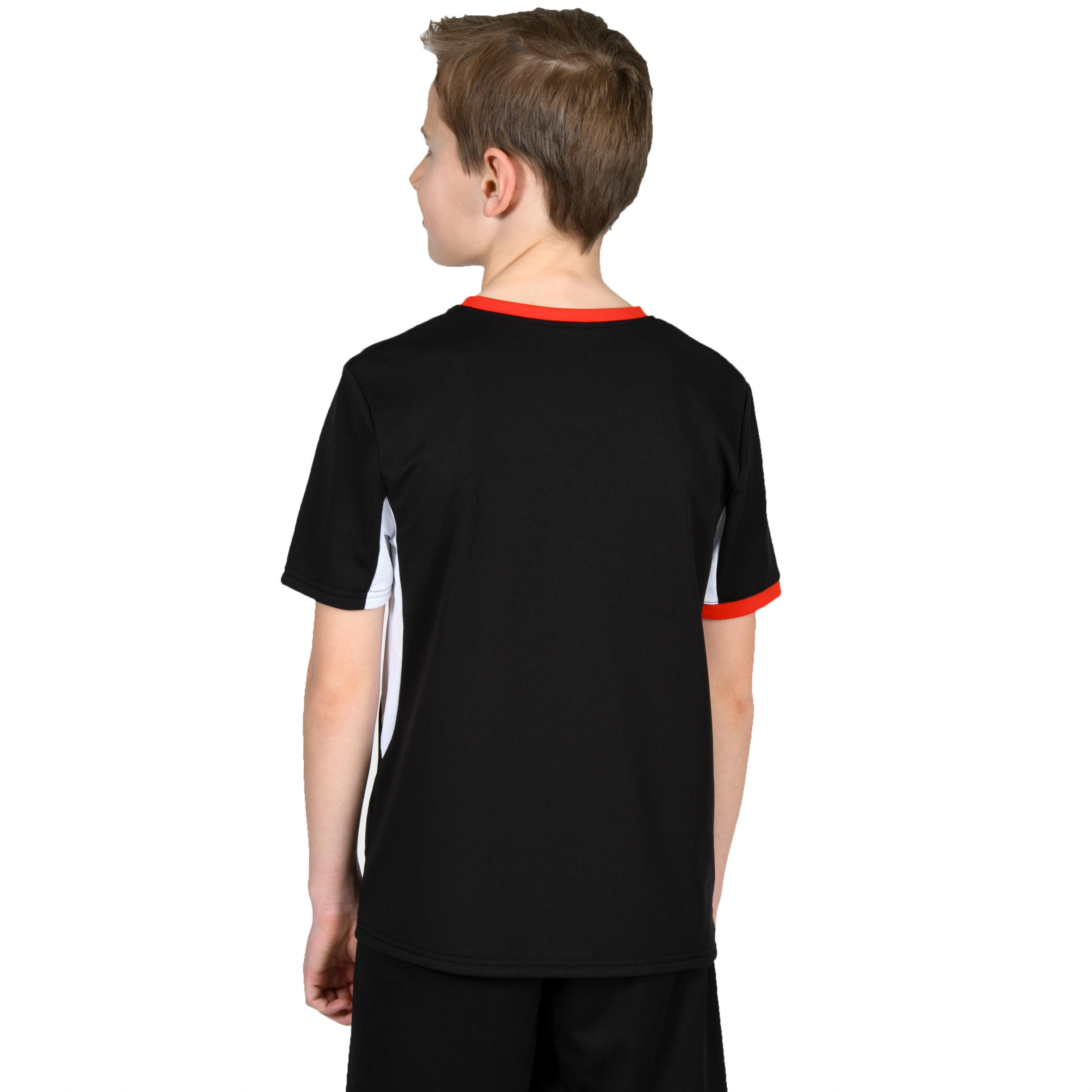 Camiseta de Balonmano Atorka H100 Niños Negro Blanco Rojo 4/6