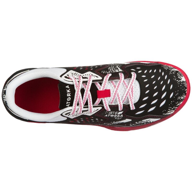 Handballschuhe H500 Damen schwarz/rosa