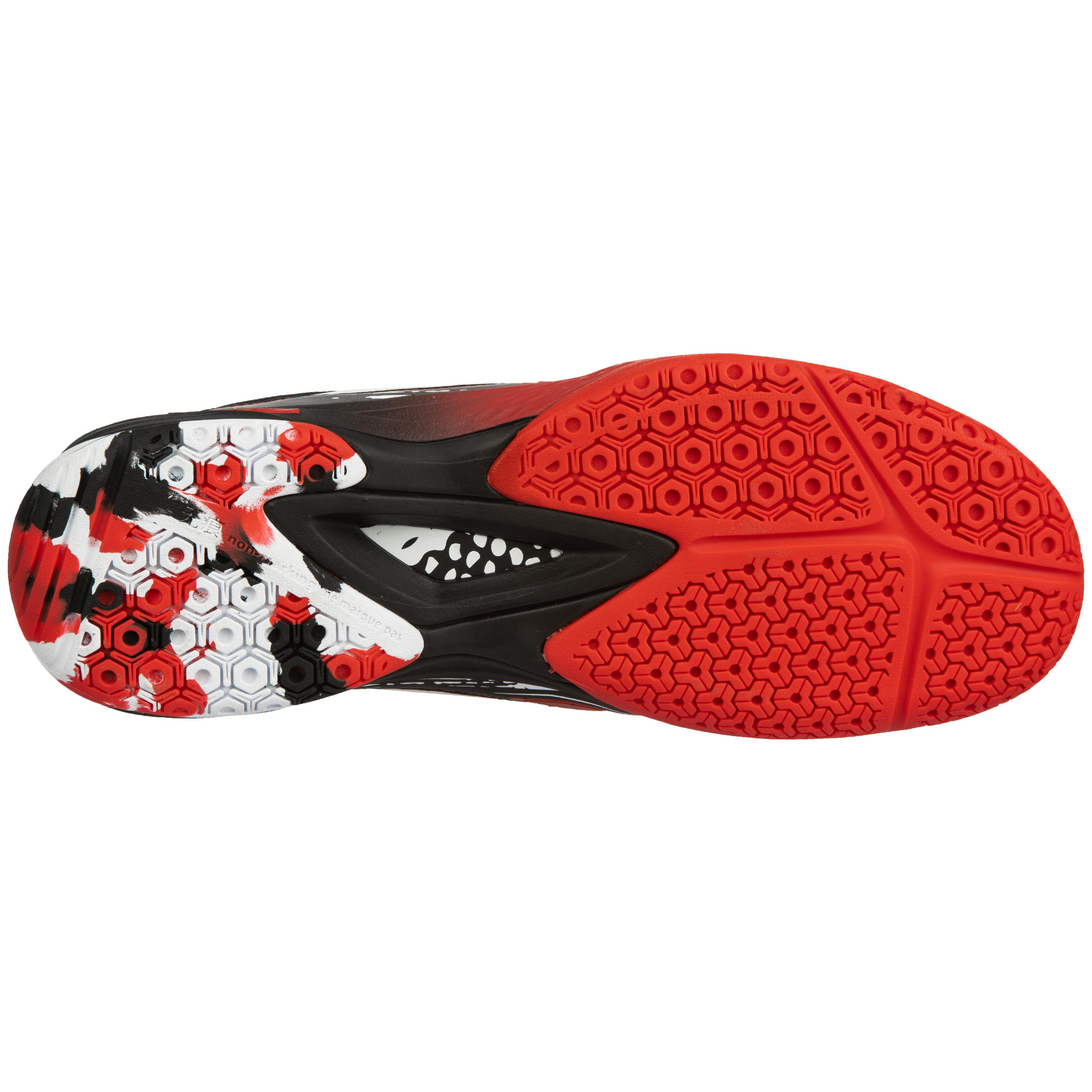 H500 Handball Shoes - White/Red/Black 2/6