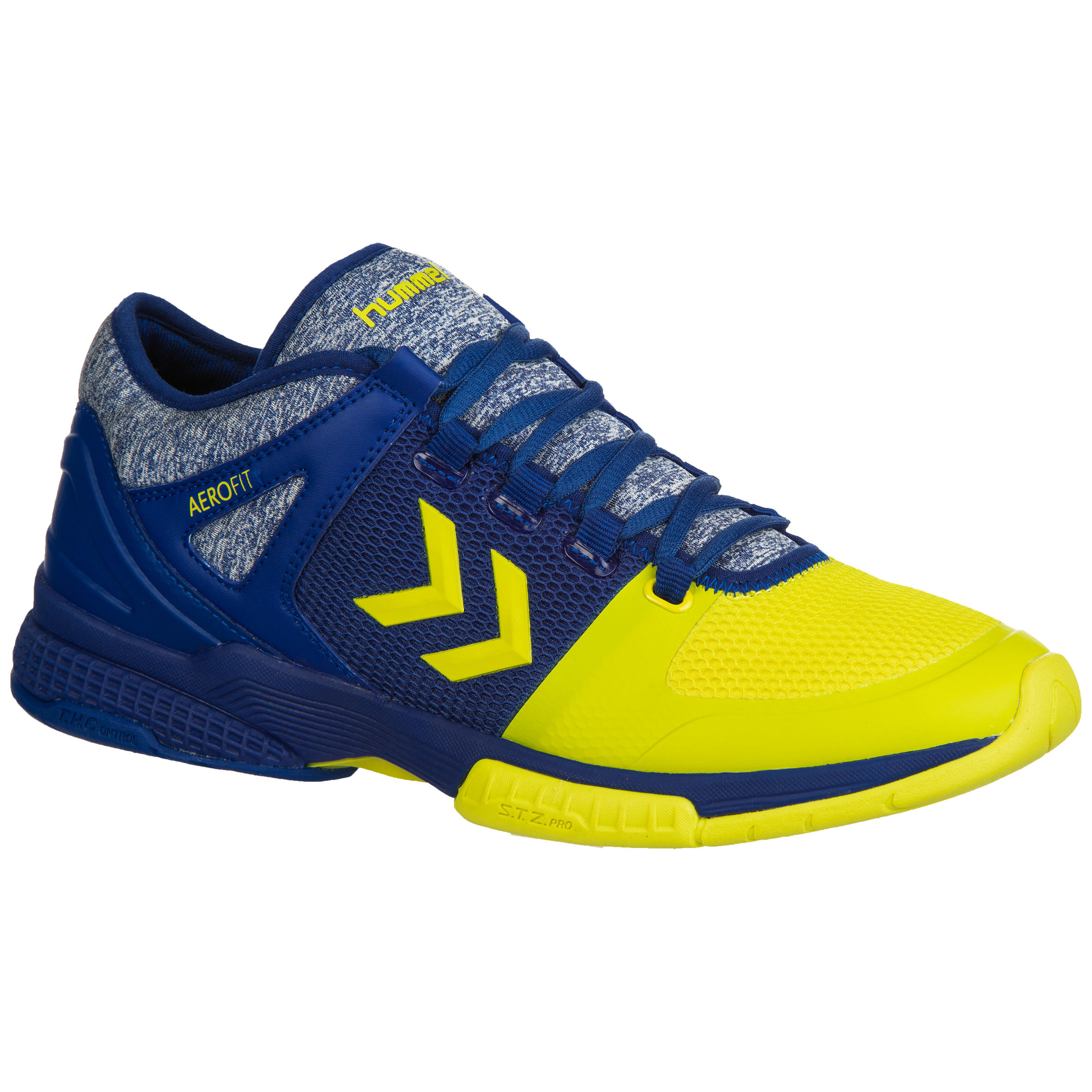 Zapatillas de Balonmano Hummel Aerocharge HB200 Speed Adulto Azul  Amarillo