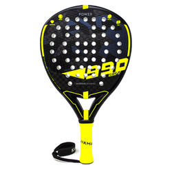 RAQUETTE PADEL PR 990 POWER SOFT Noir Jaune ADULTE