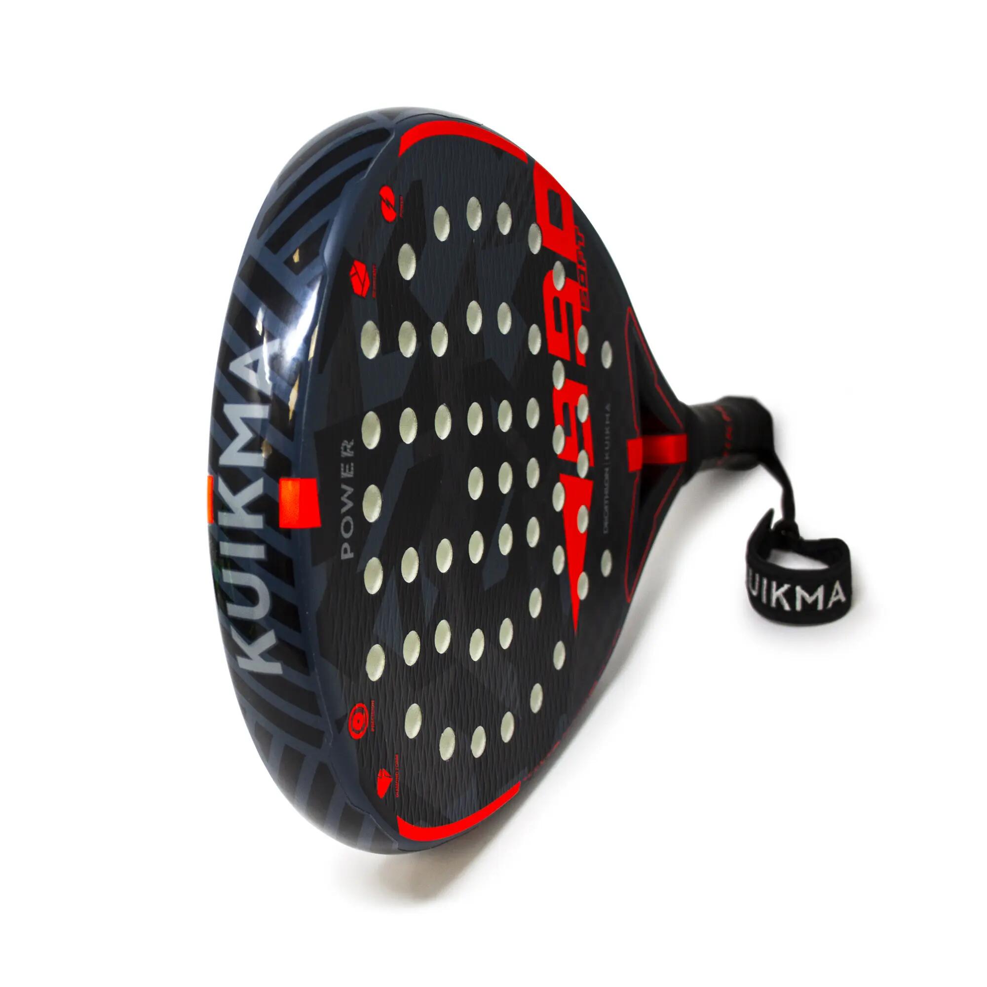 Adult Padel Racket PR 990 Power Soft - Black / Orange 7/10