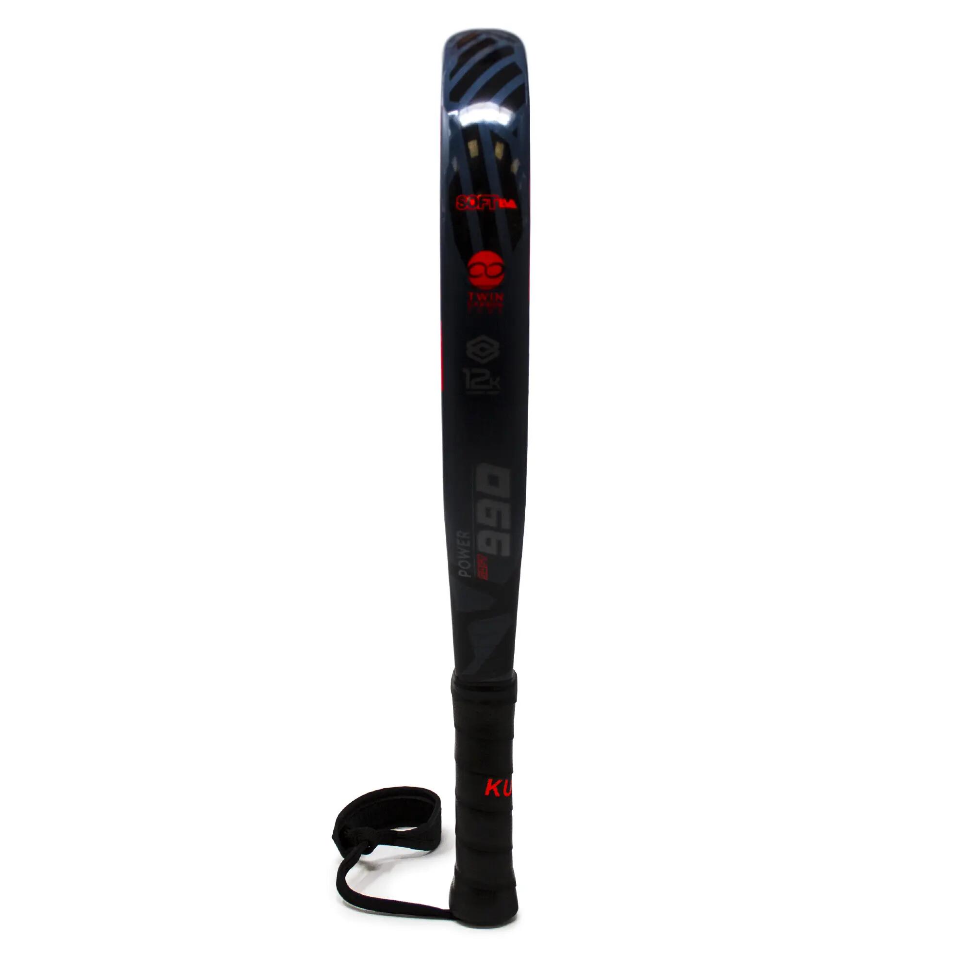 Adult Padel Racket PR 990 Power Soft - Black / Orange 4/10
