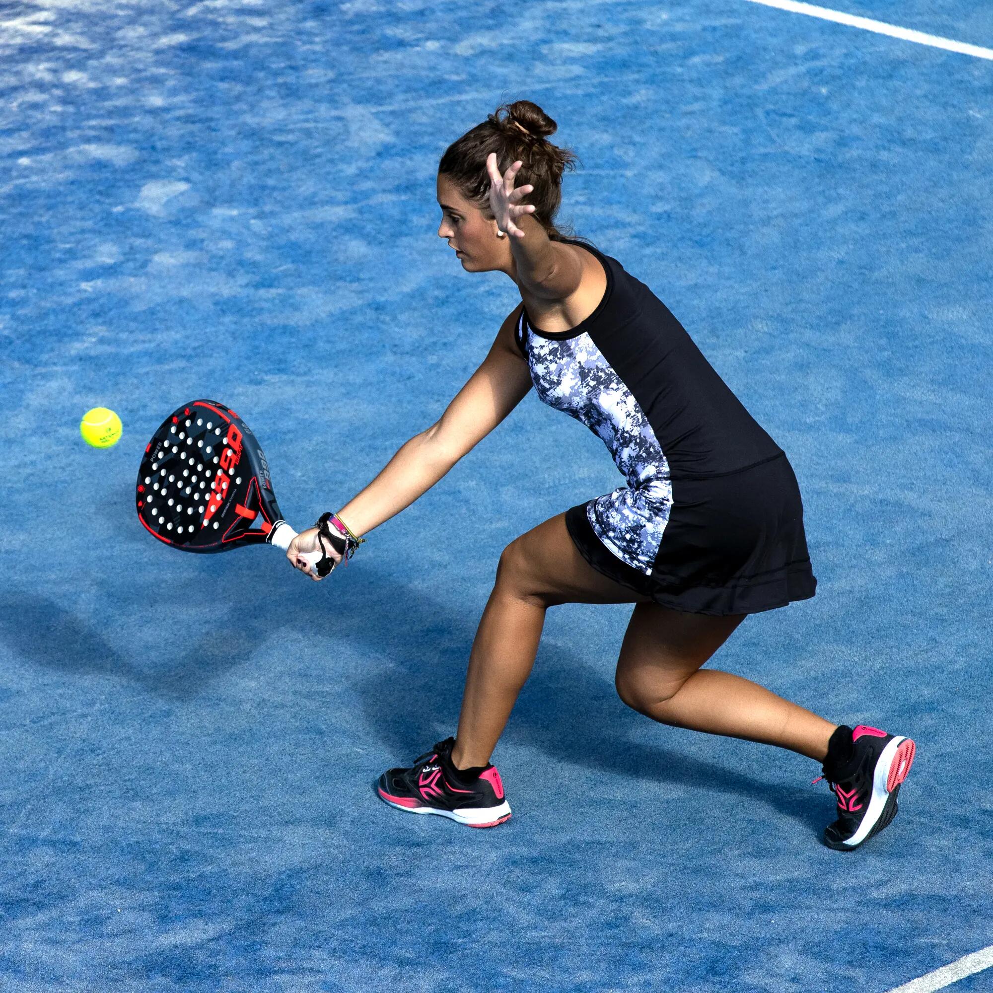Adult Padel Racket PR 990 Power Soft - Black / Orange 9/10