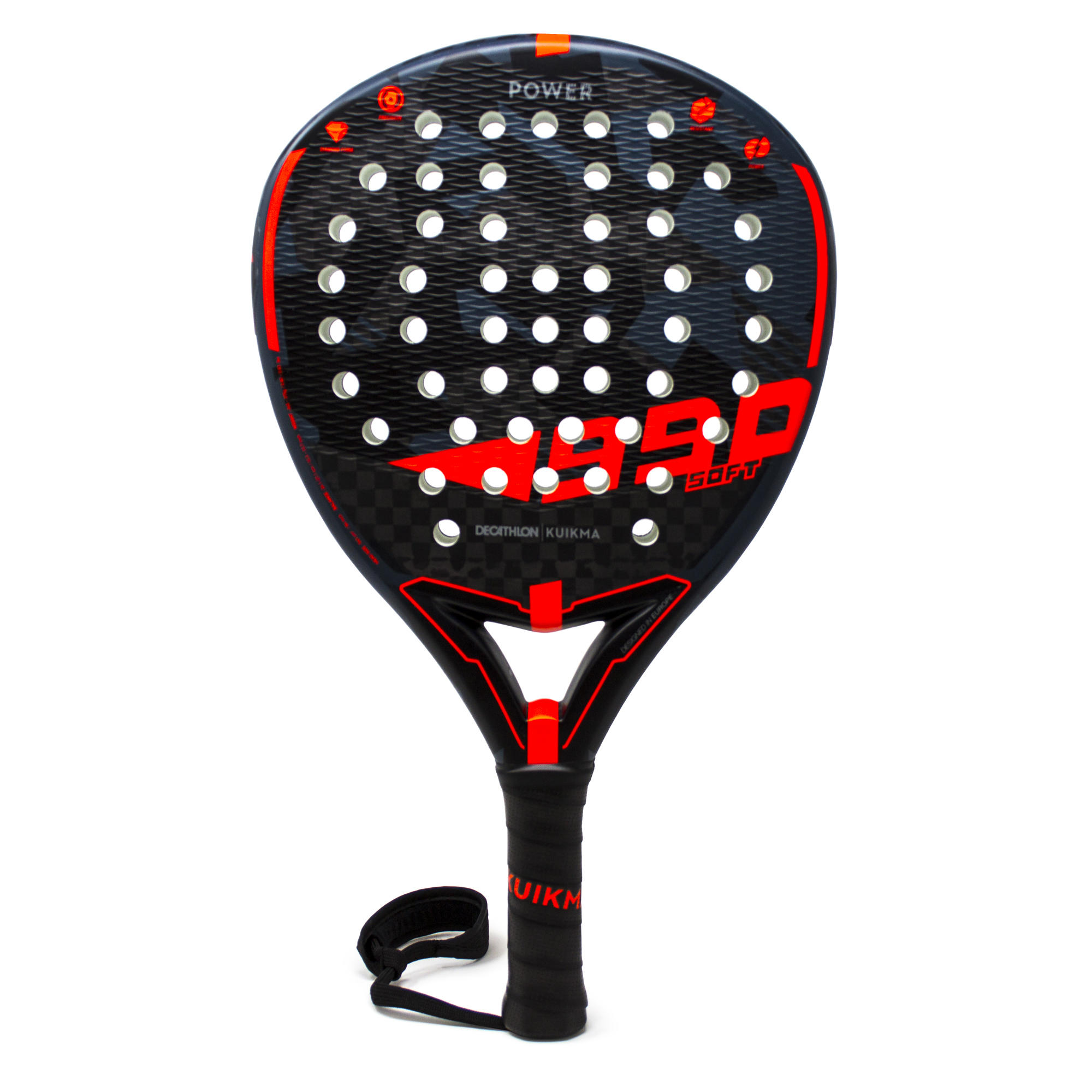Kuikma Padel Racket Pr990 Power Soft Zwartoranje kuikma kopen in de aanbieding Kuikma Padel Racket Pr990 Power Soft Zwartoranje kuikma kopen in de aanbieding