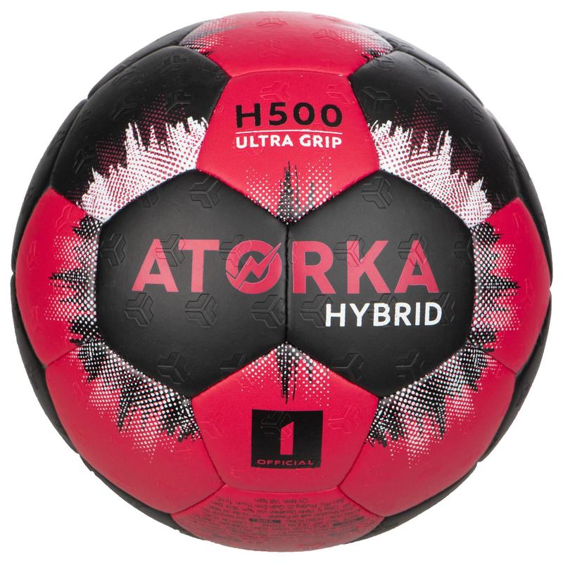 Handball Grösse 1 - HB500 Hybrid blau/grau 