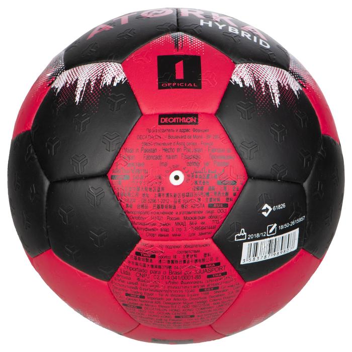 Ballon de handball enfant hybride H500 Taille 1 rouge et jaune Atorka Decathlon