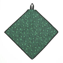 Lingette de nettoyage microfibre CLEAN 100 bleue, noire et blanche