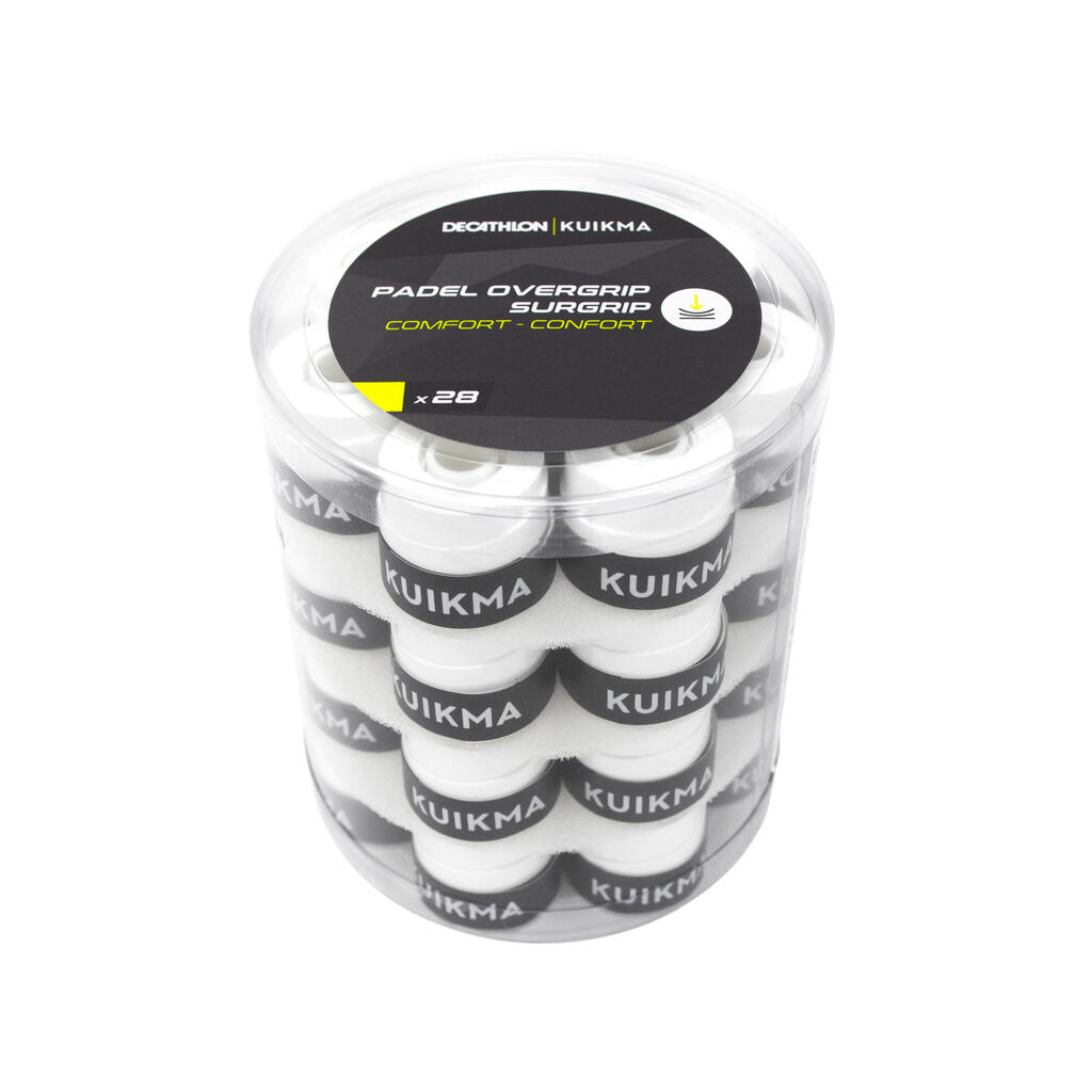 Padel Overgrip Comfort 28-Pack - White