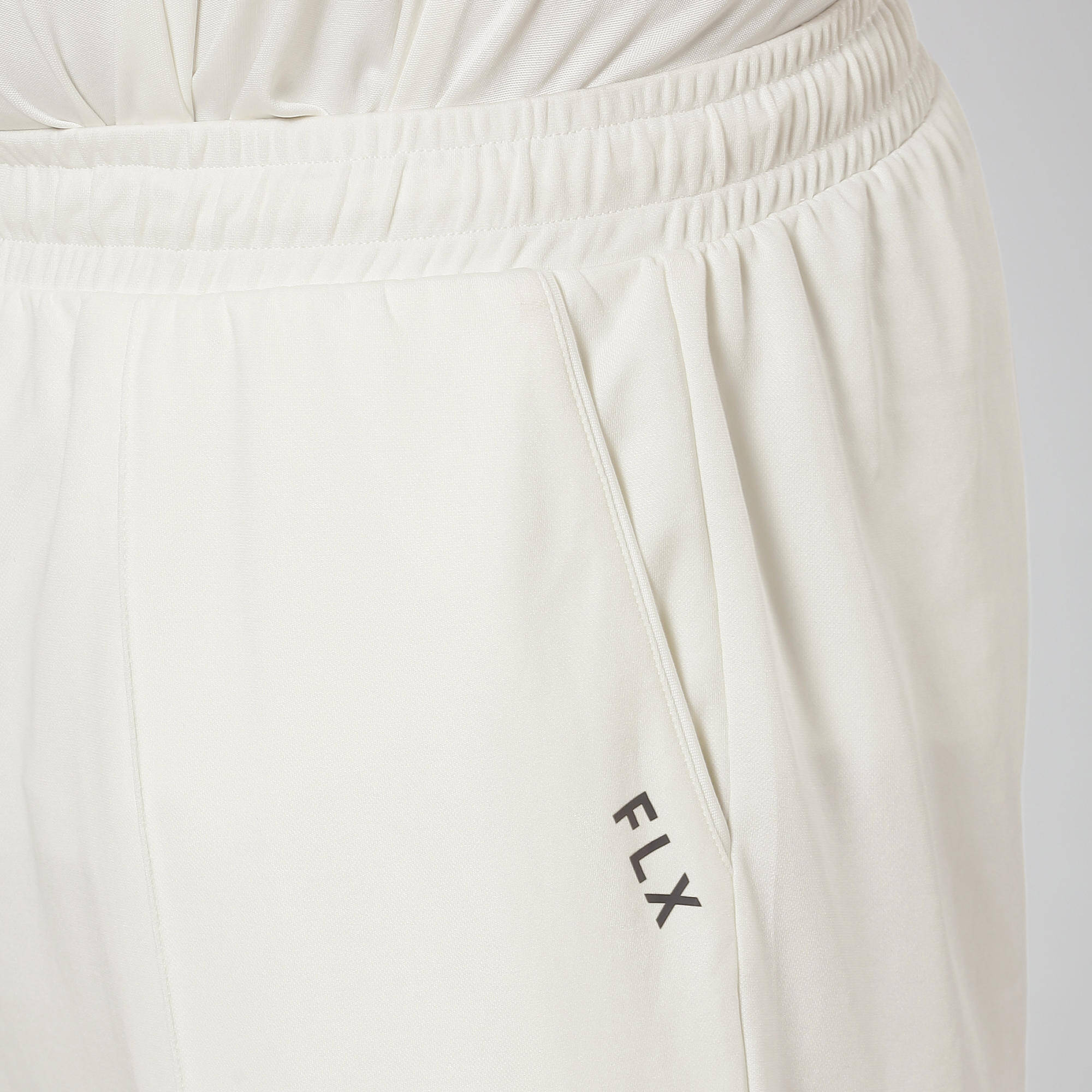 Kids Cricket Trackpants Comfortable & Breathable TS100 - White -  4
