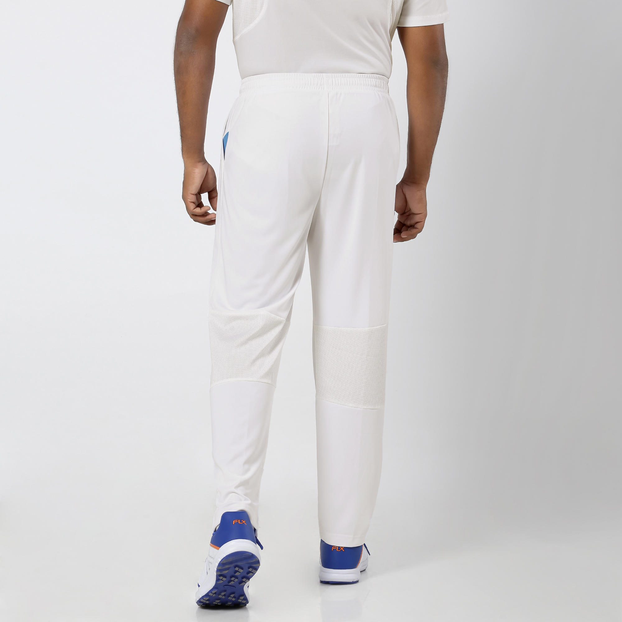 

Men'S Straight Fit Cricket Trackpants, Ivory 500, White -  By FLX | Decathlon
