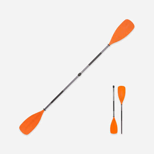 
      2-part kayak paddle adjustable symmetrical 100
  