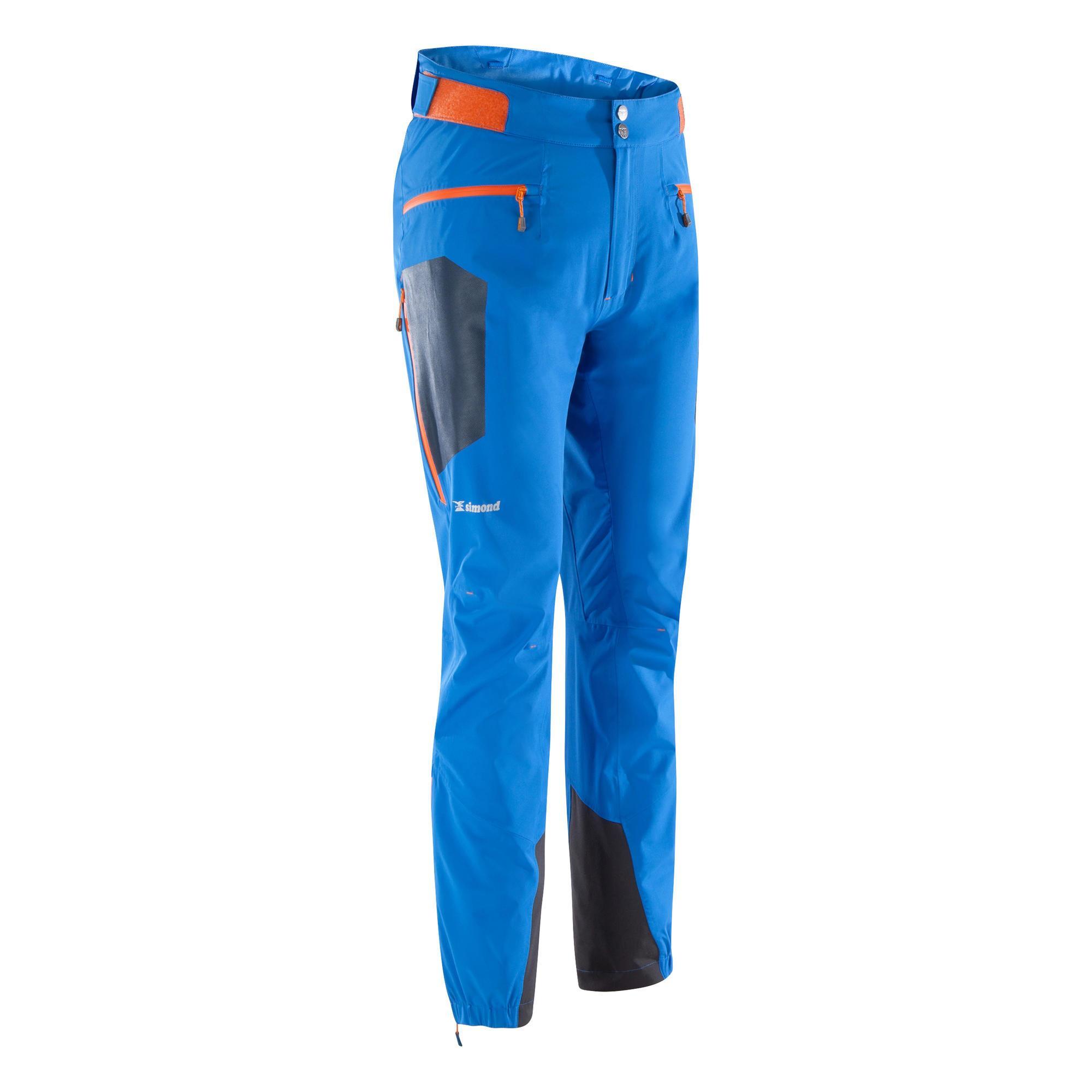 Men s Mountaineering Waterproof Trousers Cascade 2 Blue