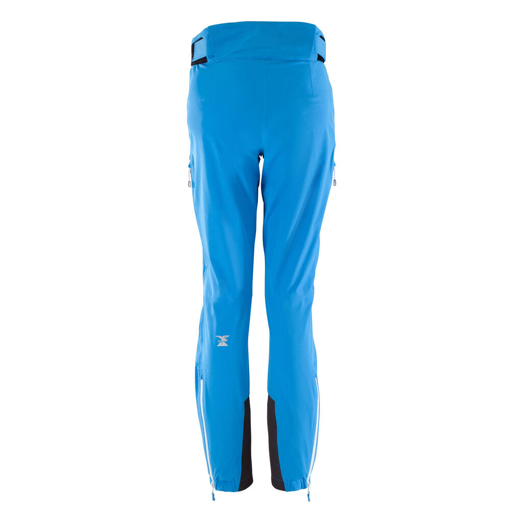 PANTALÓN DE ALPINISMO MUJER IMPERMEABLE CASCADE 2 AZUL