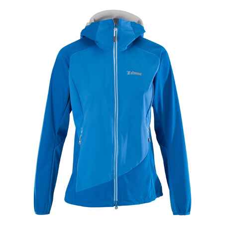 Women's Mountaineering Softshell Jacket - Alpinism Light Blue