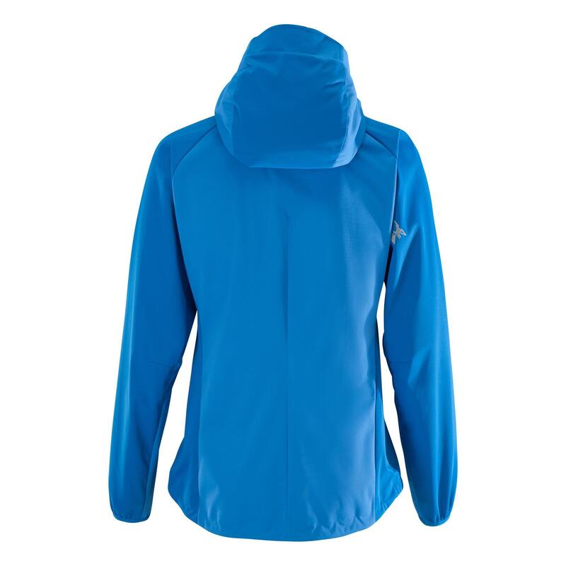 Jachetă Softshell Light Alpinism Albastru Damă 