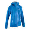 Sieviešu alpīnisma softshell jaka "Alpinism Light", zila
