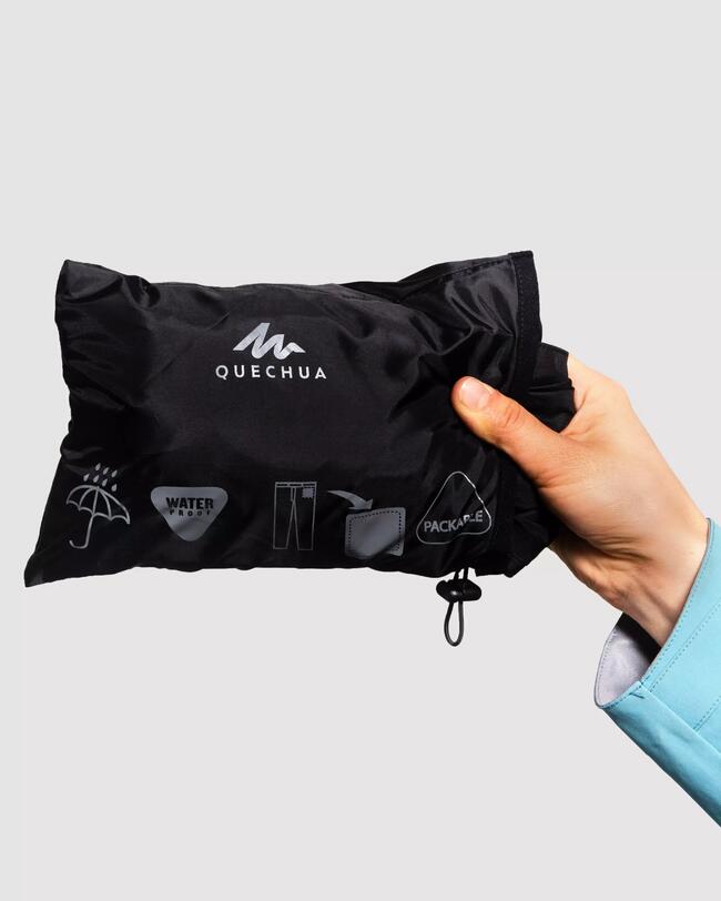 Regenhose Überziehhose Damen wasserdicht Wandern - MH500 