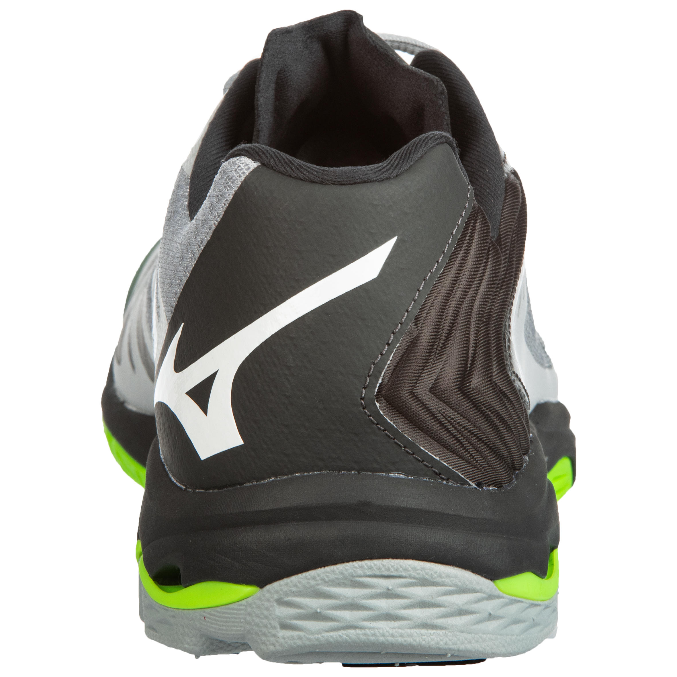 CHAUSSURES DE VOLLEY-BALL HOMME WAVE LIGHTNING VERTES, NOIRES ET GRISES MIZUNO 3/6