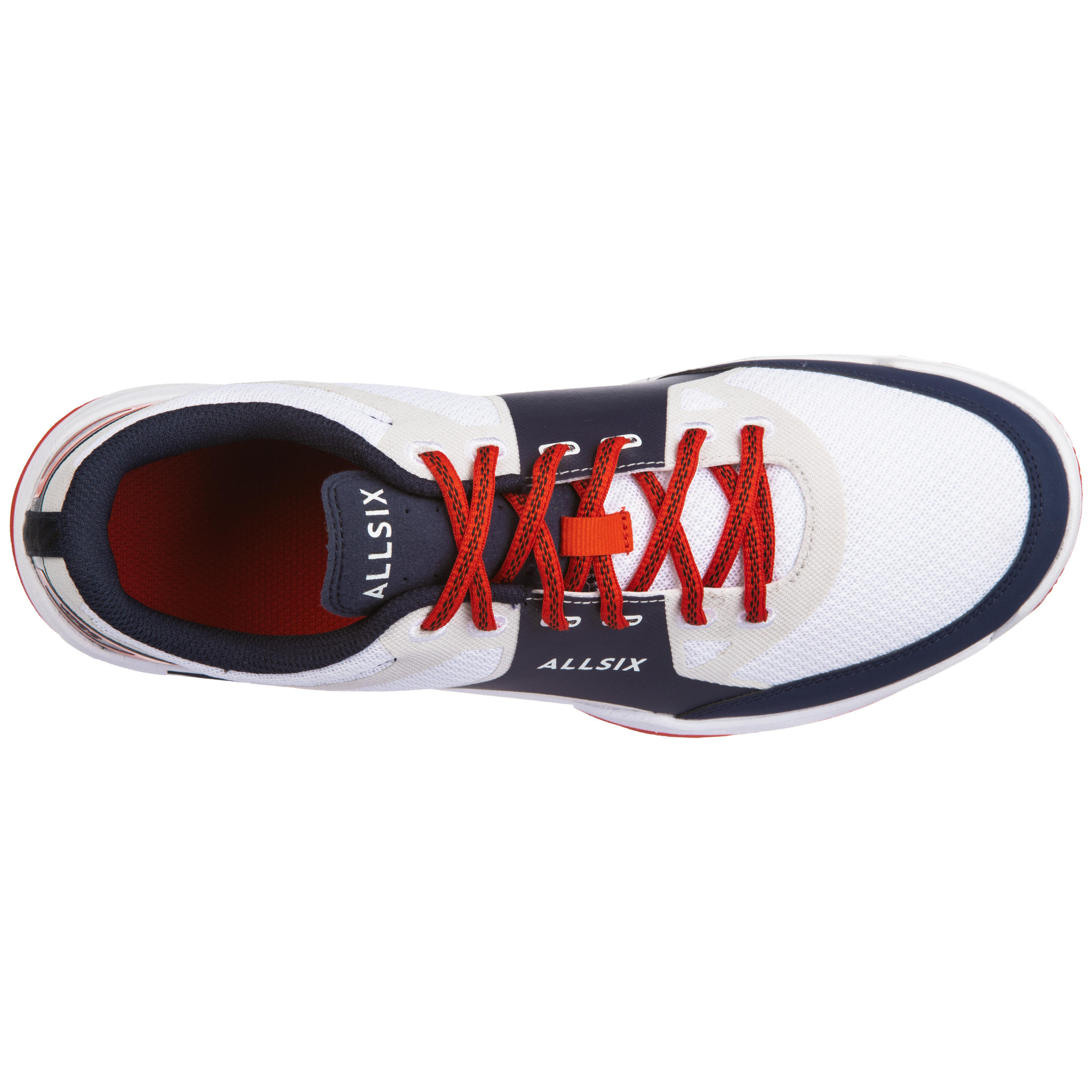 V500 Volleyball Shoes - White/Blue 2/3