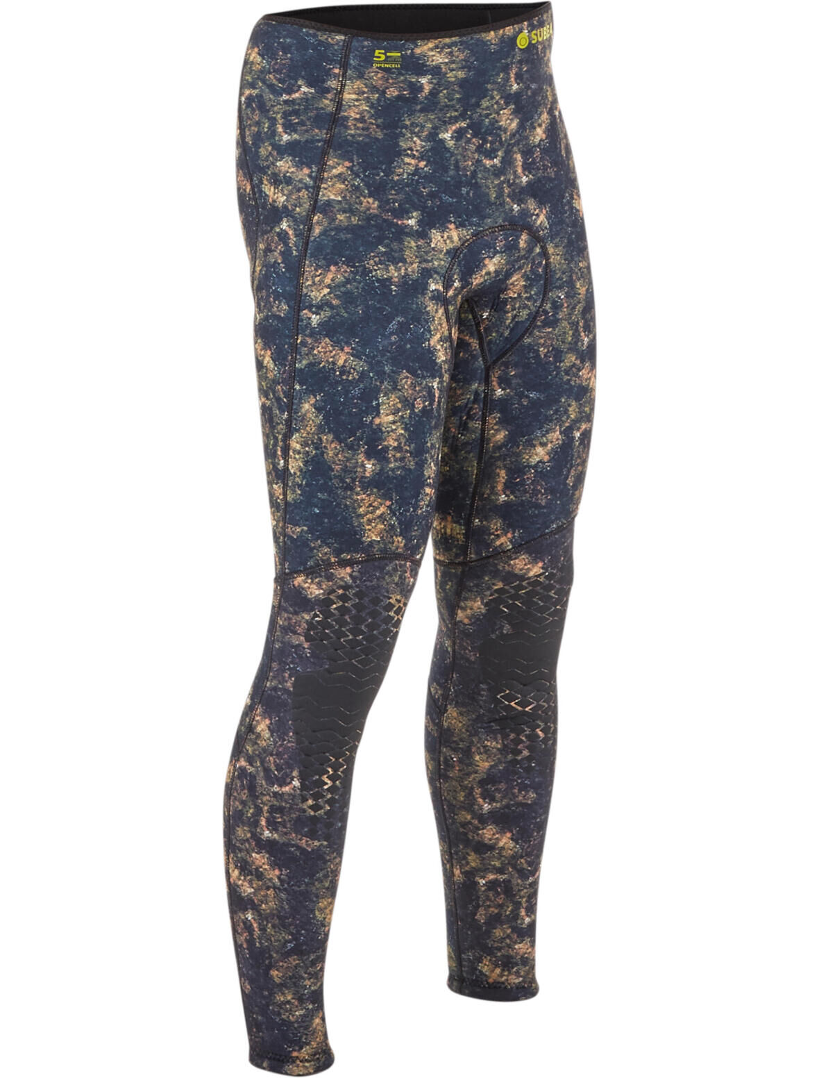 SUBEA Pantalon camo kaki 5mm SPF500 PE19 AH19