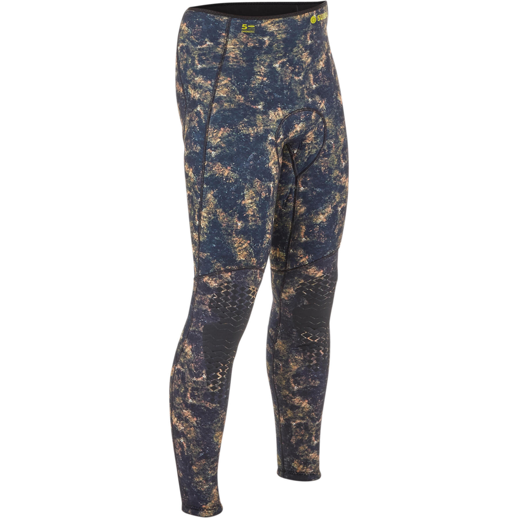 SUBEA Pantalon camo kaki 5mm SPF500 PE19 AH19