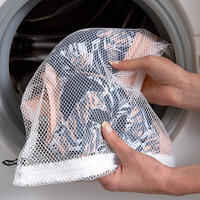 Wäschenetz mit Reißverschluss weiß