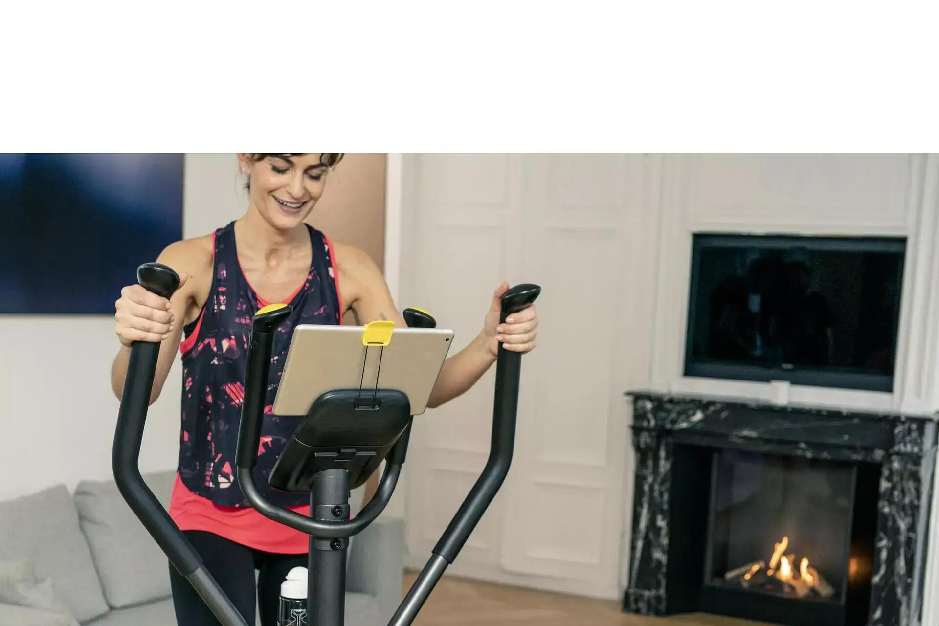 Cross trainer get a total body workout