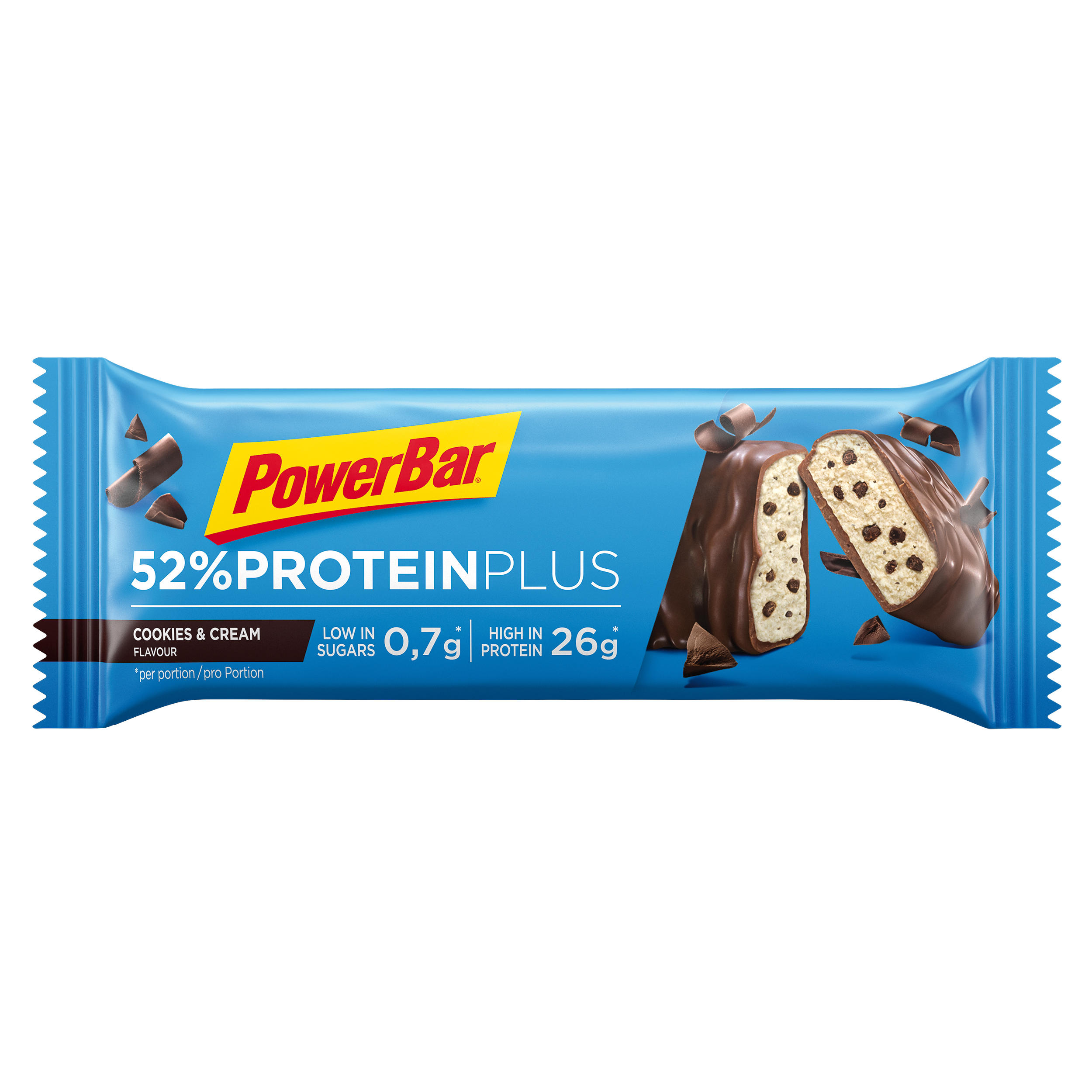 Baton Proteic Protein Plus 52% Aromă prăjitură cu cremă 50 g POWERBAR imagine 2022