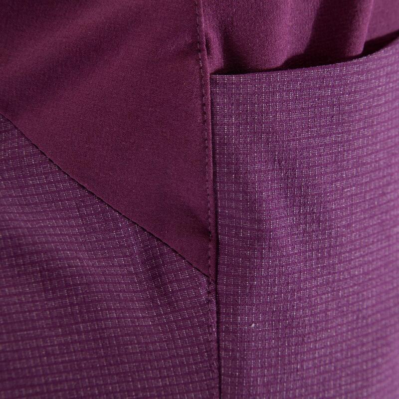 Pantalon de escalada y montaña Mujer Simond Edge violeta