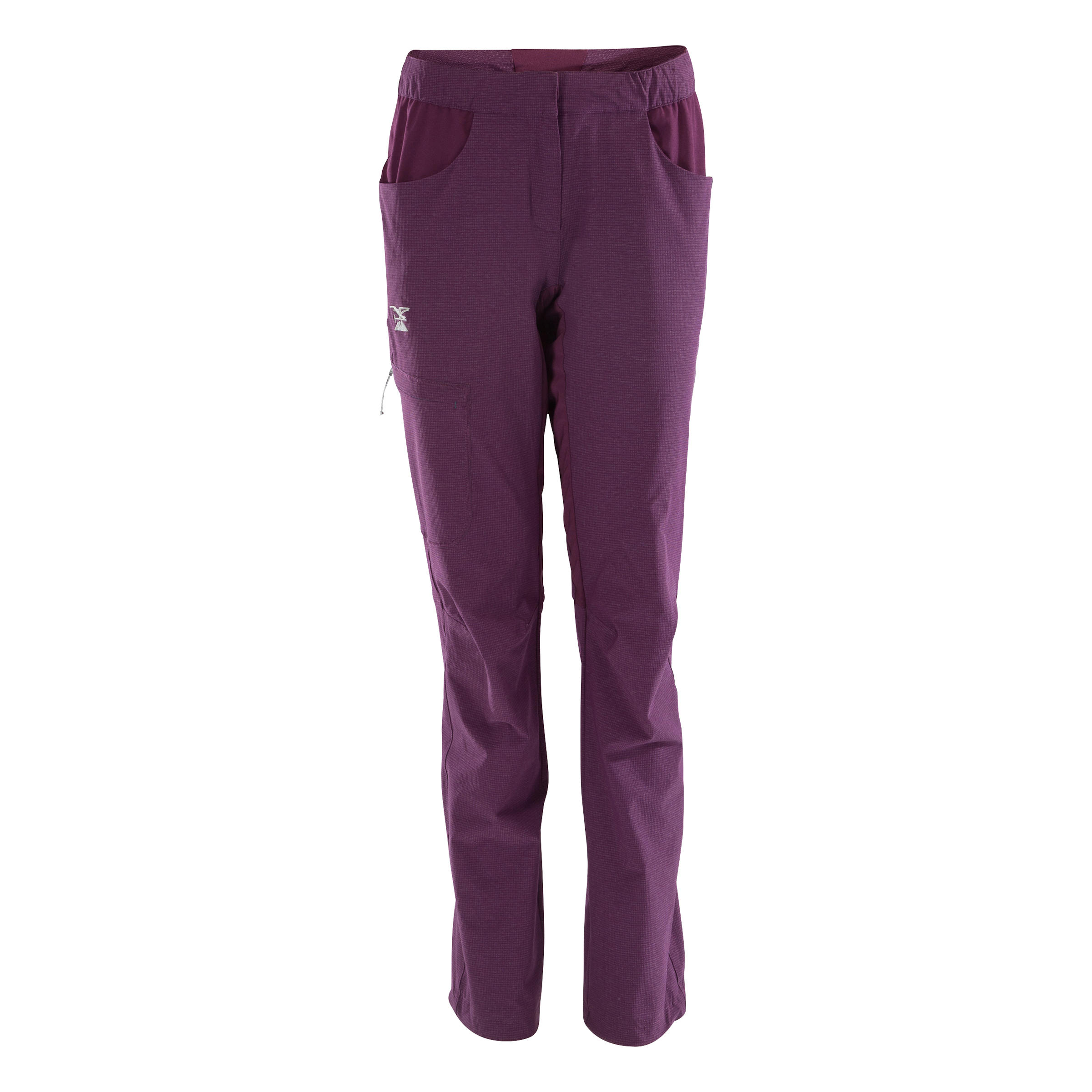 WOMEN'S STRETCH CLIMBING TROUSERS PRUNE SIMOND