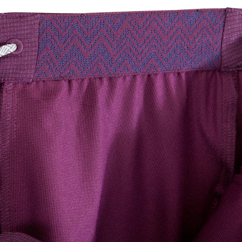 Pantalon de escalada y montaña Mujer Simond Edge violeta