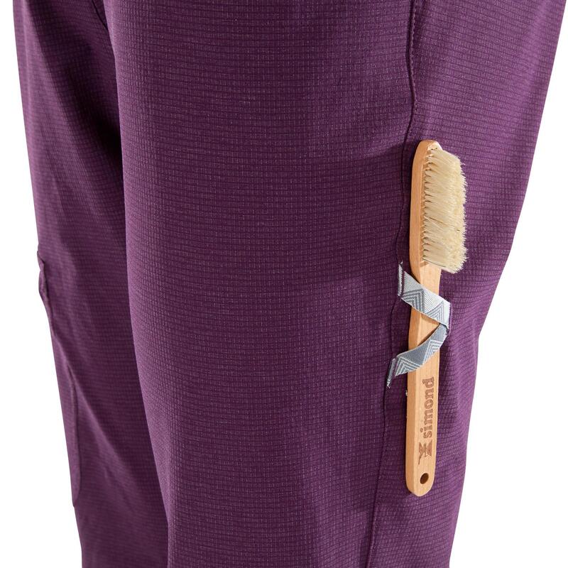 Pantalon de escalada y montaña Mujer Simond Edge violeta