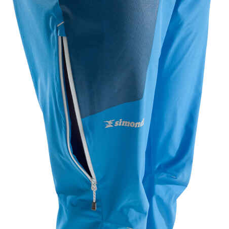 Pantalón de alpinismo y montaña impermeable Mujer Simond Cascade 2 azul