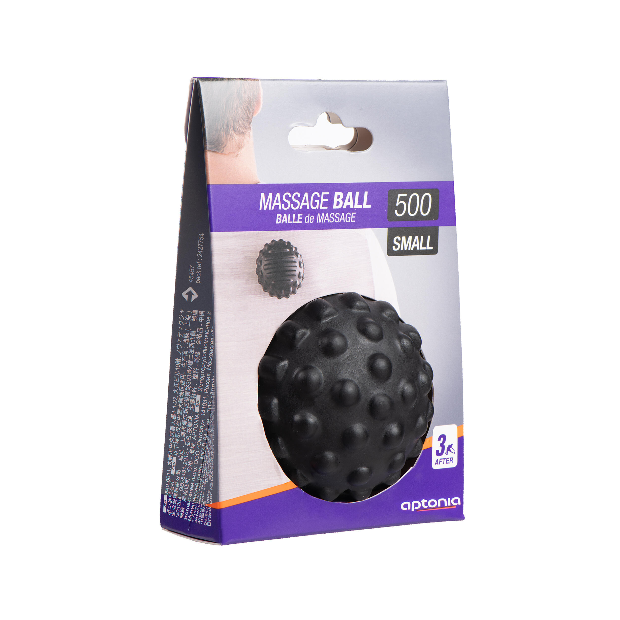 BODYMATE Balles de Massage pour fascias Ø 8 cm ou 12 cm et Balles Duo entraînement des fascias Noir automassage BODYMATE Balles de Massage pour fascias Ø 8 cm ou 12 cm et Balles Duo entraînement des fascias Noir automassage