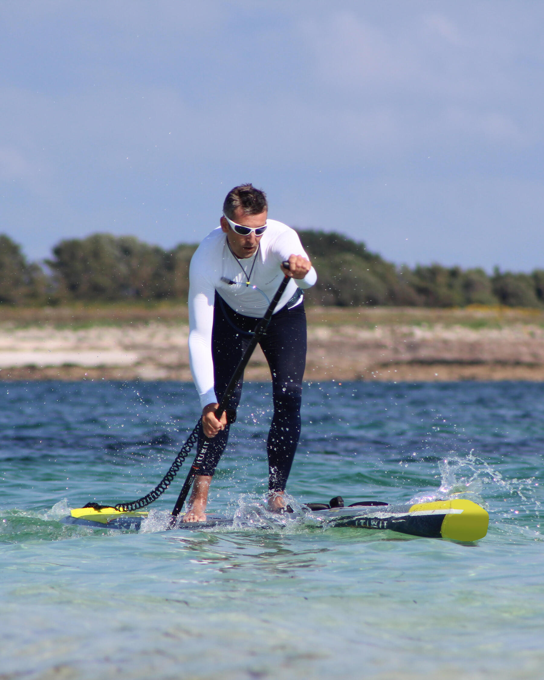 pagayer droit stand up paddle