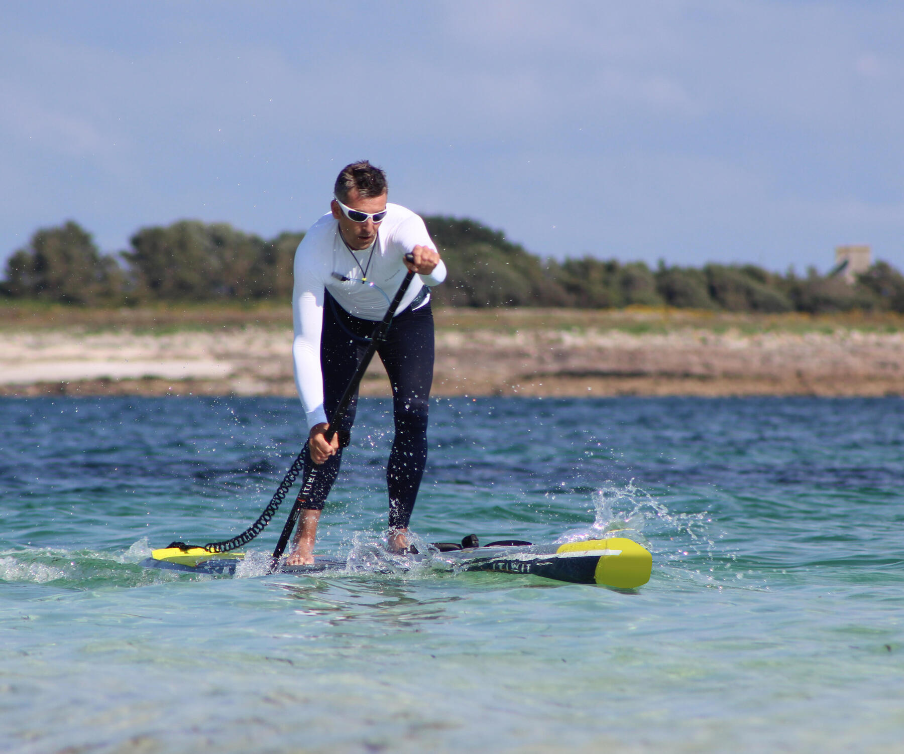 technique long distance SUP race