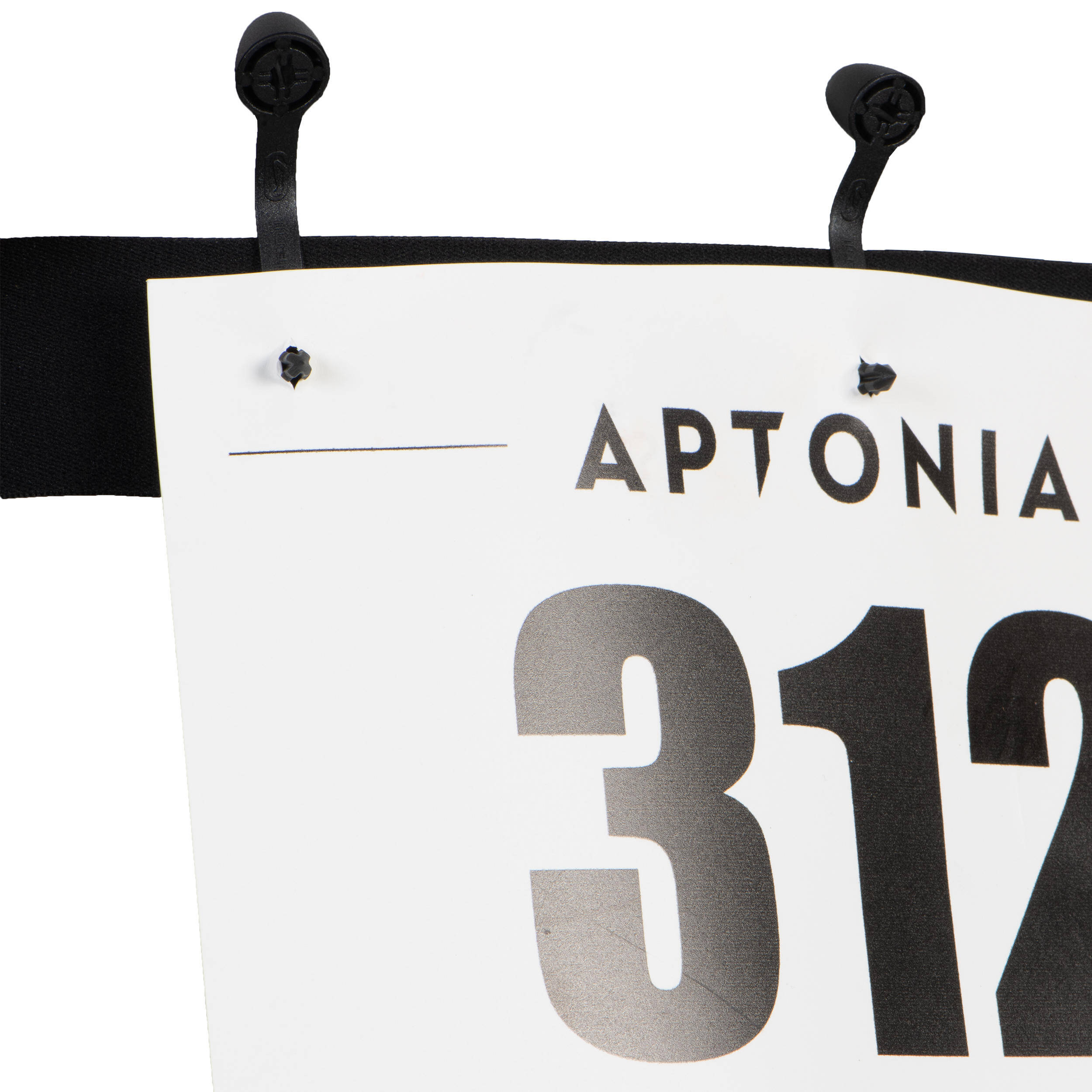 SHORT-DISTANCE TRIATHLON RACE NUMBER BELT SIZE S TO XXXL -  3