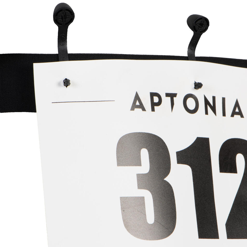 Short-Distance Triathlon Race Number Bib Belt