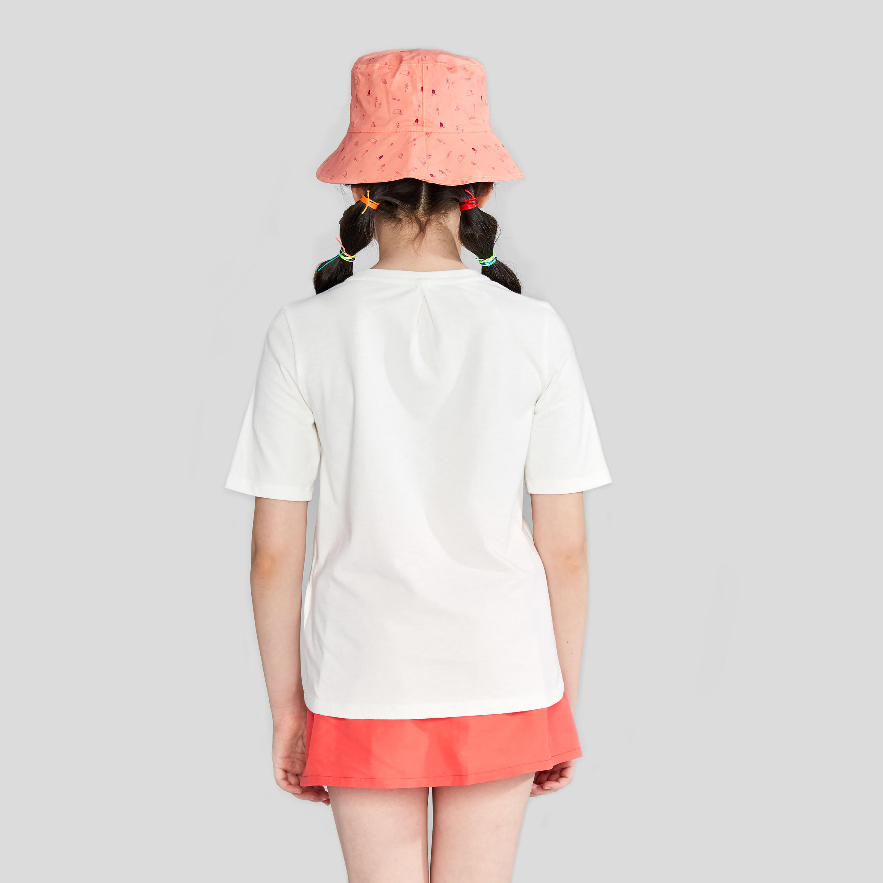 T-Shirt de randonnée - MH100 blanc - enfant 2/4