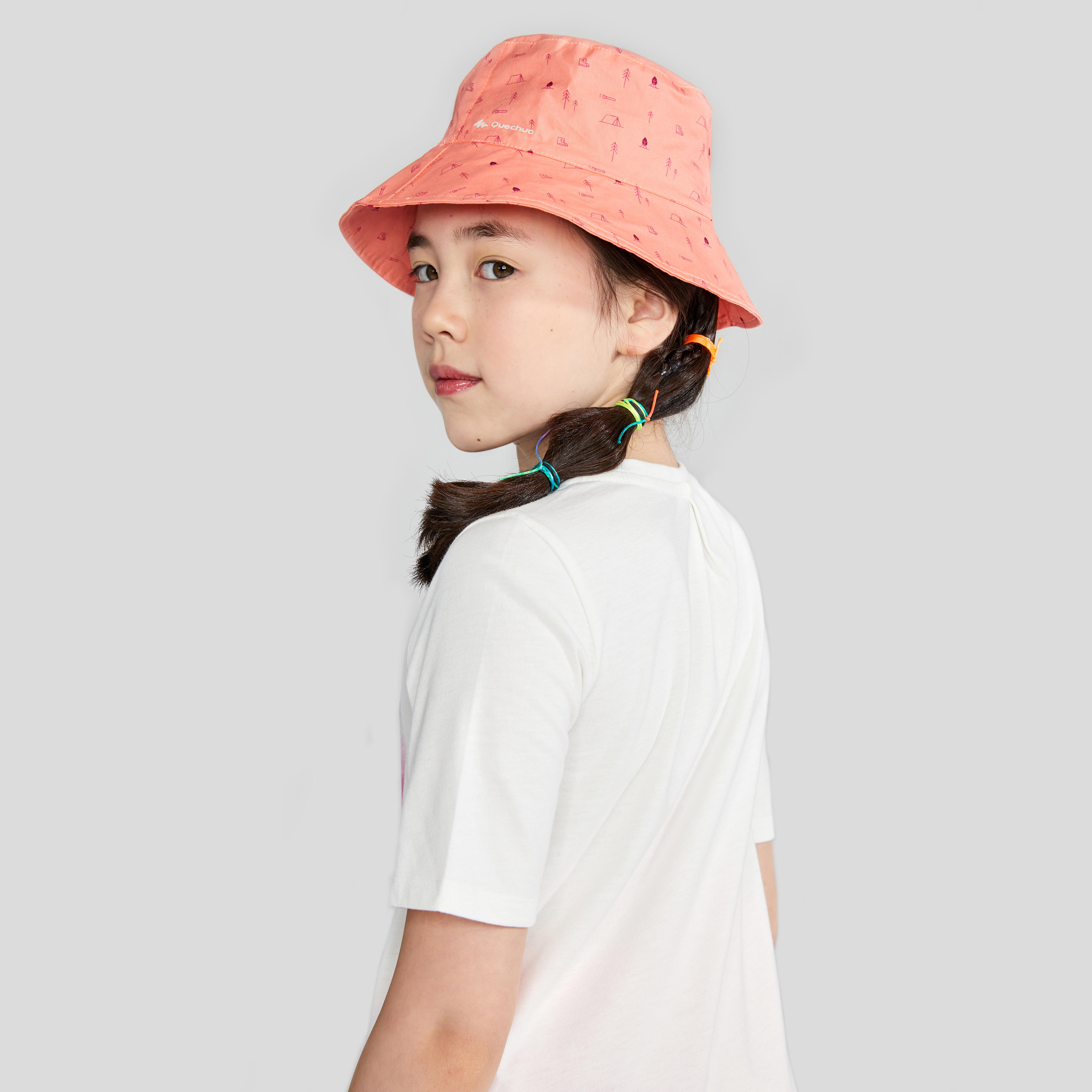 T-Shirt de randonnée MH100 blanc - Enfants - QUECHUA